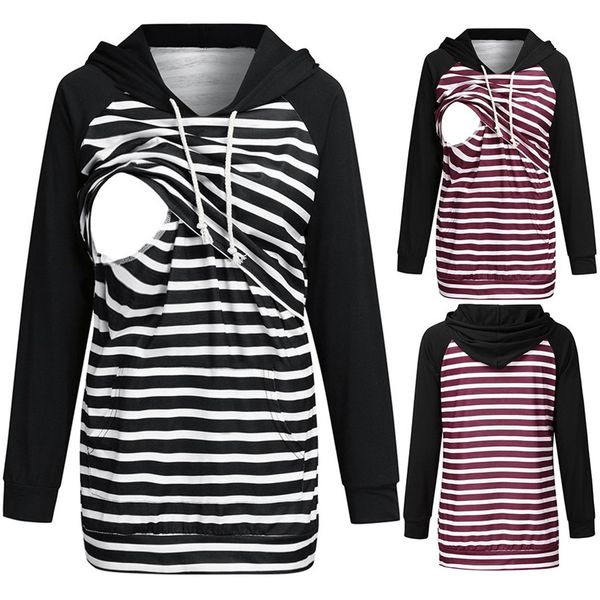 Long Sleeve Hooded Nursing Tops Pullover Sweatshirt Tops Fashion Breastfeeding Clothing For Women 40DE24
Long Sleeve Hooded Nursing Tops Pullover Sweatshirt Tops Fashion Breastfeeding Clothing For Women 40DE24