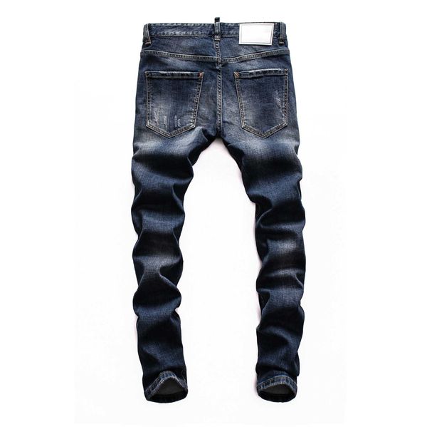 europe and the united states trend boutique jeans d2 luxury men designer jeans street fashion classic hole wild fashion pants, Blue
europe and the united states trend boutique jeans d2 luxury men designer jeans street fashion classic hole wild fashion pants, Blue