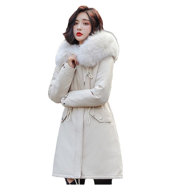 parker down cotton coats female medium long korean slim down cotton jacket ladies new fur collar thick coat women's clothing, Tan;black
parker down cotton coats female medium long korean slim down cotton jacket ladies new fur collar thick coat women's clothing, Tan;black