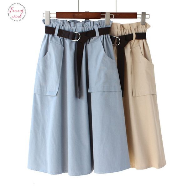 casual long pleated skirt women for autumn 2019 elastic high waist pocket long cotton skirts womens solid white midi skirt, Black
casual long pleated skirt women for autumn 2019 elastic high waist pocket long cotton skirts womens solid white midi skirt, Black