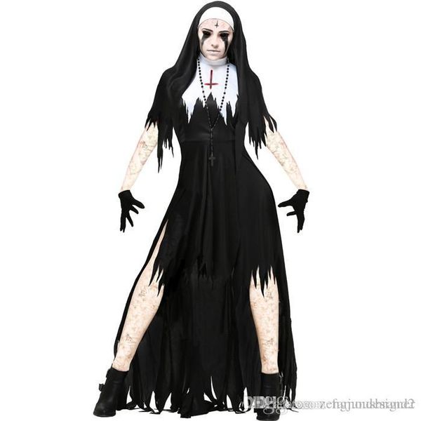 nun halloween designer cosplay festival style womens fashion shorts sleeve stand sleeve female dresses theme costume, Black;red
nun halloween designer cosplay festival style womens fashion shorts sleeve stand sleeve female dresses theme costume, Black;red