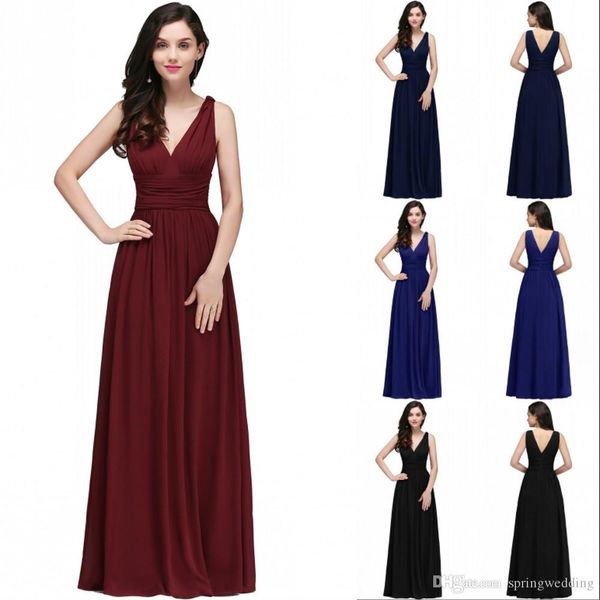 babyonlinedress 2020 v neck chiffon ruched prom dresses long open back evening gowns multi colors evening party dresses cps723, Red
babyonlinedress 2020 v neck chiffon ruched prom dresses long open back evening gowns multi colors evening party dresses cps723, Red