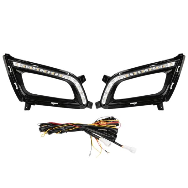 1 pair 12v 0.5w car daytime running light turn signal 2-color drl led fog lamp for kia optima k5 2014-2015 car accessories
1 pair 12v 0.5w car daytime running light turn signal 2-color drl led fog lamp for kia optima k5 2014-2015 car accessories
