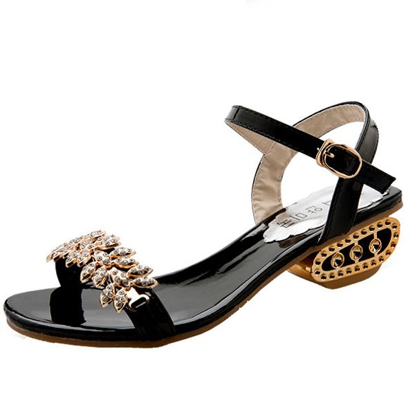 2019 summer gladiator women shoes roman sandals shoes buckle peep-toe med heel woman sandalias mujer sandalias, Black
2019 summer gladiator women shoes roman sandals shoes buckle peep-toe med heel woman sandalias mujer sandalias, Black