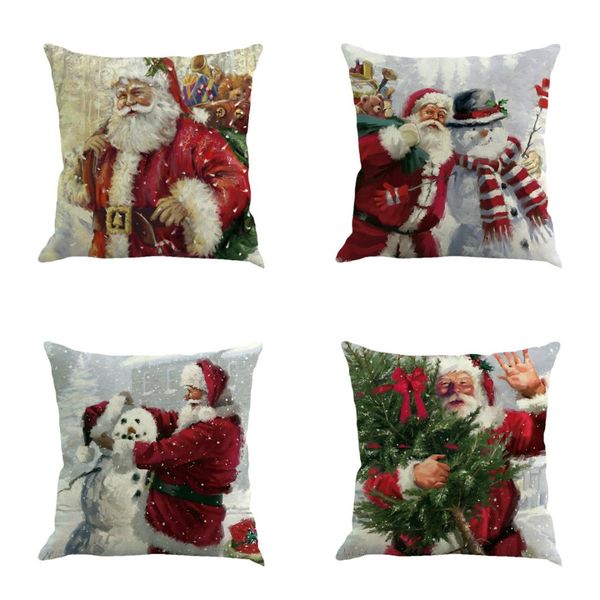 cilected 3pcs set 45*45cm christmas santa claus pattern cotton linen throw pillow cushion cover car sofa decorative pillow cover
cilected 3pcs set 45*45cm christmas santa claus pattern cotton linen throw pillow cushion cover car sofa decorative pillow cover