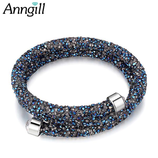anngill crystal stone charms bracelet double layer bracelets & bangles crystal from swarovski wedding jewelry womens accessoires, Golden;silver
anngill crystal stone charms bracelet double layer bracelets & bangles crystal from swarovski wedding jewelry womens accessoires, Golden;silver