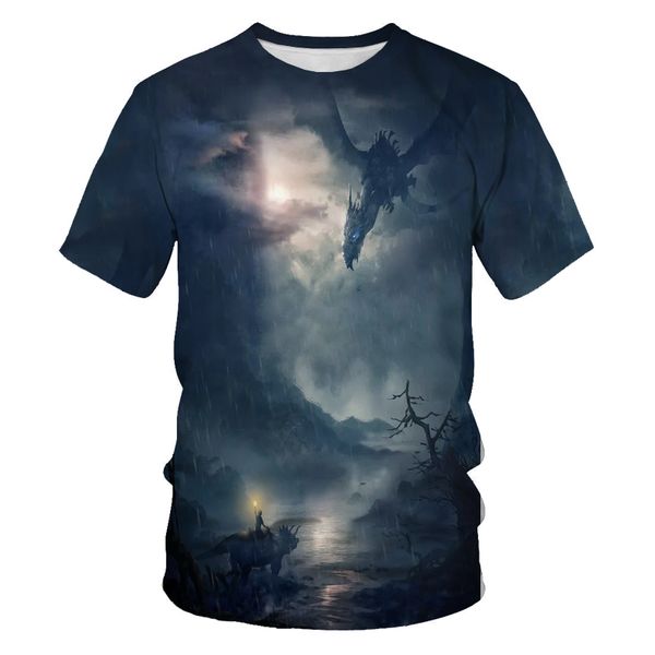 3d digital printing men's round neck fashion short-sleeved horror dragon anime t-shirt personality men's t-shirt summer top, White;black
3d digital printing men's round neck fashion short-sleeved horror dragon anime t-shirt personality men's t-shirt summer top, White;black