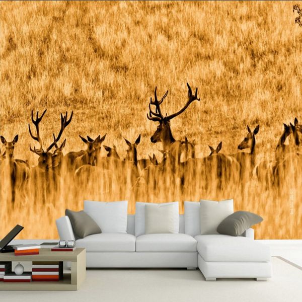 drop shipping wallpaper for walls 3 d modern design beautiful grassland elk wallpaper mural bedroom decoration background
drop shipping wallpaper for walls 3 d modern design beautiful grassland elk wallpaper mural bedroom decoration background