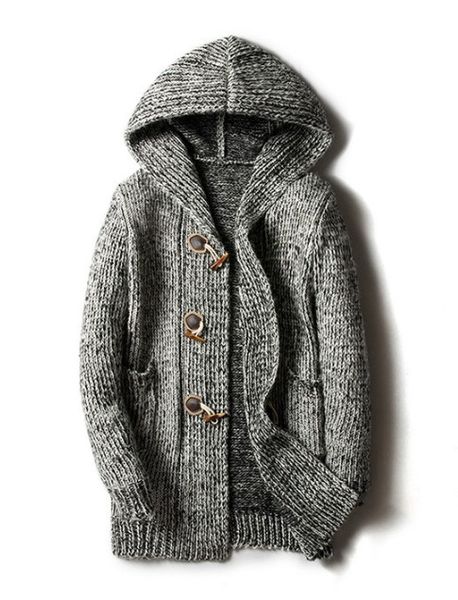 mans long coat autumn and winter casual winter hooded jacket male solid sweater cardigans single breasted plus size, White;black
mans long coat autumn and winter casual winter hooded jacket male solid sweater cardigans single breasted plus size, White;black