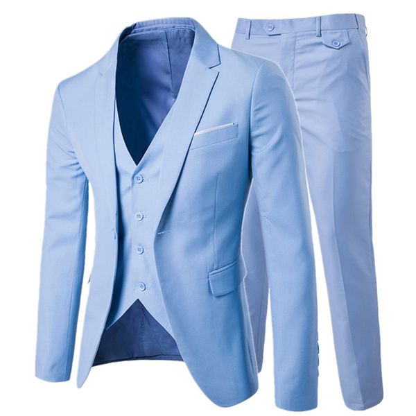 tian qiong 2020 fashion men's casual business suit 3 pieces set / men's two button suits blazers trousers pants vest waistcoat, White;black
tian qiong 2020 fashion men's casual business suit 3 pieces set / men's two button suits blazers trousers pants vest waistcoat, White;black