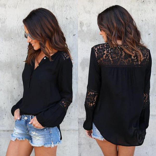 женщины кружева blusas топы 2017 осень sexy ladies элегантный sexy v шеи блузки с длинным рукавом выдалбливают boho рубашки плюс размер xl, White
женщины кружева blusas топы 2017 осень sexy ladies элегантный sexy v шеи блузки с длинным рукавом выдалбливают boho рубашки плюс размер xl, White
