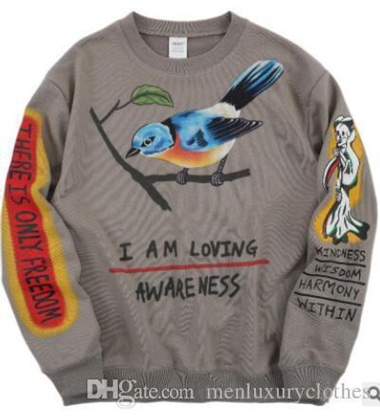 kanye 19fw graffiti designer hoodies o-neck mens clothing pullovers spring autumn sweatshirts skateboard, Black
kanye 19fw graffiti designer hoodies o-neck mens clothing pullovers spring autumn sweatshirts skateboard, Black