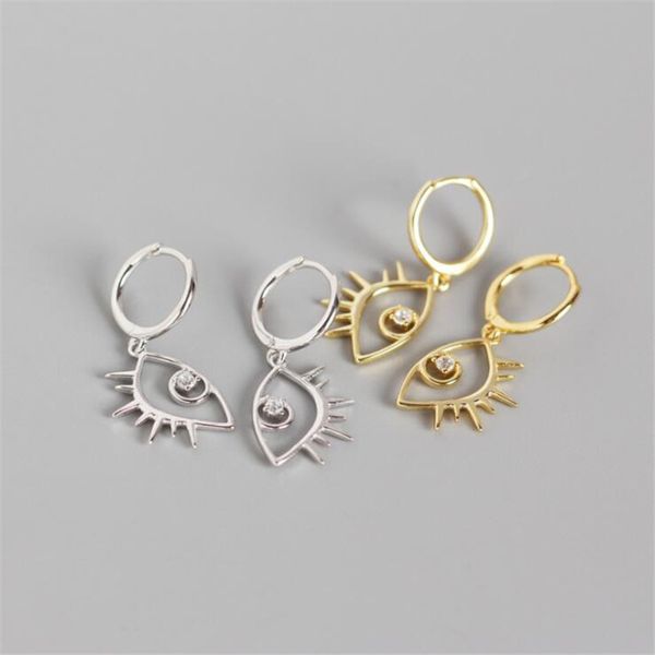 100% 925 sterling silver abstract eyes pendant stud earrings for women, Golden;silver
100% 925 sterling silver abstract eyes pendant stud earrings for women, Golden;silver