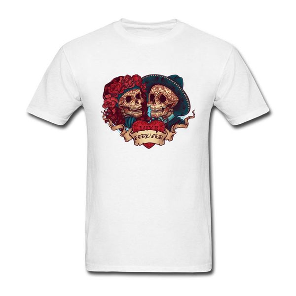 halloween sugar skull eternal love t shirt crew neck 100% cotton short sleeve women men hip-hop couple fitness tshirt homme fun tee, White;black
halloween sugar skull eternal love t shirt crew neck 100% cotton short sleeve women men hip-hop couple fitness tshirt homme fun tee, White;black