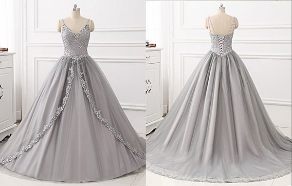 modern sliver v neck quinceanera prom dresses ball gown lace designer with straps beaded sequins applique sweet 16 dress new, Blue;red
modern sliver v neck quinceanera prom dresses ball gown lace designer with straps beaded sequins applique sweet 16 dress new, Blue;red