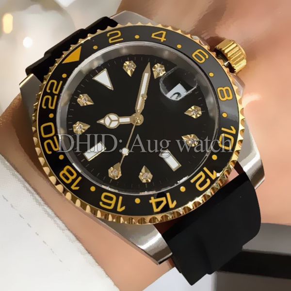 2019 mens watches automatic sapphire glass bezel rubber strap steel case luminous hands dial 40mm wristwatch reloj mujer with box r209, Slivery;brown 
2019 mens watches automatic sapphire glass bezel rubber strap steel case luminous hands dial 40mm wristwatch reloj mujer with box r209, Slivery;brown