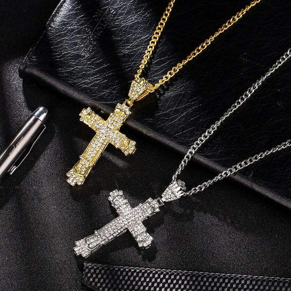 men rhinestone cross necklace hip hop cross necklace trend nightclub street hiphop mens long cross pendant necklace, Silver
men rhinestone cross necklace hip hop cross necklace trend nightclub street hiphop mens long cross pendant necklace, Silver