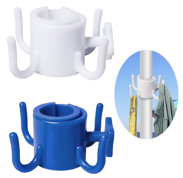afbc 2 pack beach umbrella hanging hook 4-prongs plastic umbrella hook hanging for towels, beach bags, hats, clothes, camera
afbc 2 pack beach umbrella hanging hook 4-prongs plastic umbrella hook hanging for towels, beach bags, hats, clothes, camera
