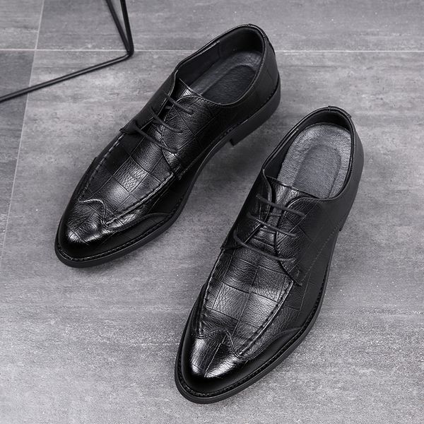 business luxury oxford shoes men bullock carved pointed casual shoes men's breathable leather korean mocassins #2008, Black
business luxury oxford shoes men bullock carved pointed casual shoes men's breathable leather korean mocassins #2008, Black