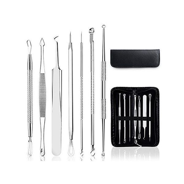 7pcs stainless blackhead facial acne spot pimple remover new arrival extractor tool set needles beautiful women
7pcs stainless blackhead facial acne spot pimple remover new arrival extractor tool set needles beautiful women