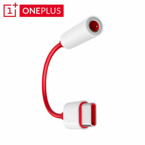

original For oneplus 6T 7Pro usb Type C To 3.5mm Earphone Jack Adapter Aux Audio