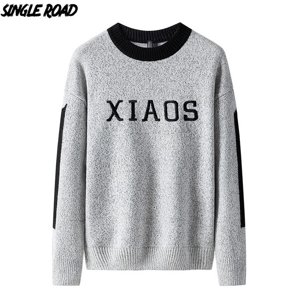 singleroad thick sweater men 2019 winter wool clothes knitted pullover cashmere sweaters male loose fashion jumper high quality, White;black
singleroad thick sweater men 2019 winter wool clothes knitted pullover cashmere sweaters male loose fashion jumper high quality, White;black