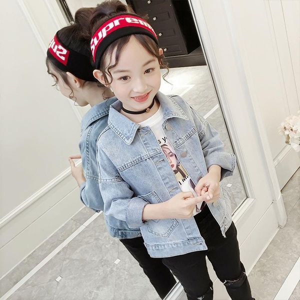 girls jean jacket new style spring and autumn children fashion spring korean girls coats and jackets, Blue;gray
girls jean jacket new style spring and autumn children fashion spring korean girls coats and jackets, Blue;gray