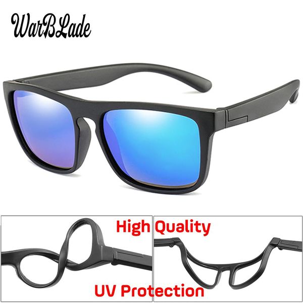 wbl children square polarized sunglasses kids silicone safe tr90 sun glasses girls boys uv400 coating mirror gafas de sol kwaab, Blue
wbl children square polarized sunglasses kids silicone safe tr90 sun glasses girls boys uv400 coating mirror gafas de sol kwaab, Blue