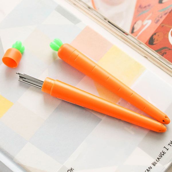 0.5mm/0.7mm cute carrot shape replacement pencil refill student stationery resin mechanical pencils lead school supplies
0.5mm/0.7mm cute carrot shape replacement pencil refill student stationery resin mechanical pencils lead school supplies
