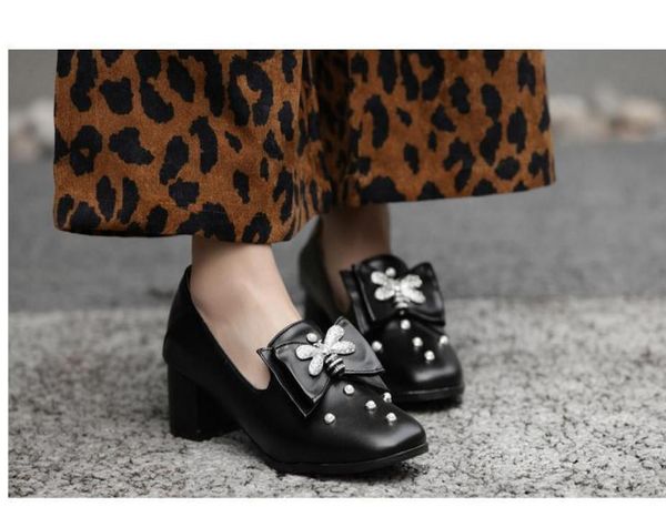 2020 spring and autumn with new style fashion high heel coarse heel round head bowknot women's shoes@sd11, Black
2020 spring and autumn with new style fashion high heel coarse heel round head bowknot women's shoes@sd11, Black