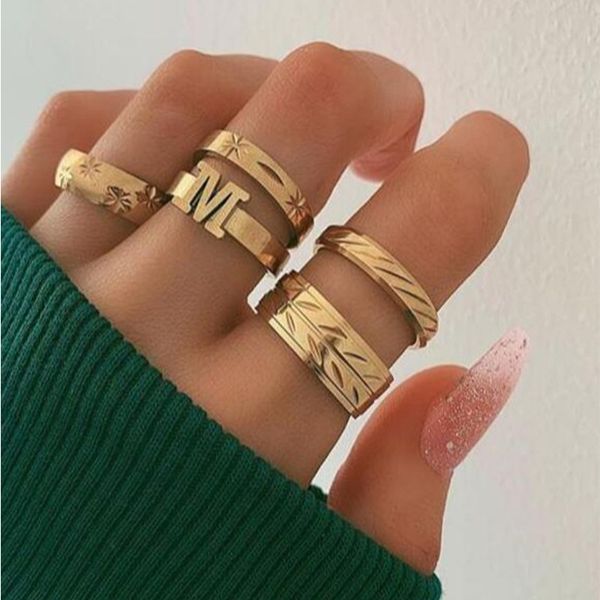 5шт / set new retro geometric письмо m набор кольцо сплав дерево кольцо кольцо кластер, Golden;silver
5шт / set new retro geometric письмо m набор кольцо сплав дерево кольцо кольцо кластер, Golden;silver