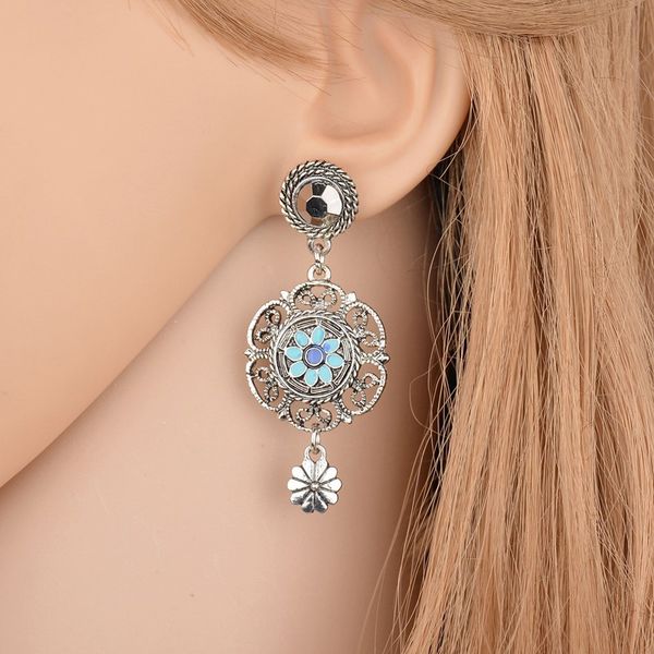ethnic style enamel flowers hanging earrings for women vintage metal drop earrings fashion jewelry accessories e1158, Golden
ethnic style enamel flowers hanging earrings for women vintage metal drop earrings fashion jewelry accessories e1158, Golden