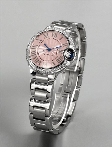 

роскошные часы дизайнерские часы catier мужские часы с бриллиантами montre de luxe автоматические часы с сапфиром наручные часы, Slivery;brown
