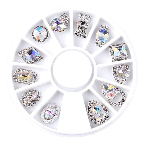 new 12pcs/set charm alloy pearl diamonds 3d nail art decorations shiny crystal jewelry designs manicure diy accessory, Silver;gold
new 12pcs/set charm alloy pearl diamonds 3d nail art decorations shiny crystal jewelry designs manicure diy accessory, Silver;gold