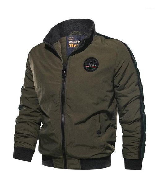 jackets zipper stand collar mens flight jackets casual long sleeved outerwear mens clothing autumn mens designer, Black;brown
jackets zipper stand collar mens flight jackets casual long sleeved outerwear mens clothing autumn mens designer, Black;brown