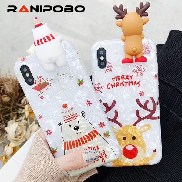 lovely christmas 3d doll deer shell pattern cartoon phone case for iphone 11 x xs xr xs max 6 6s 7 8 plus soft tpu back cover
lovely christmas 3d doll deer shell pattern cartoon phone case for iphone 11 x xs xr xs max 6 6s 7 8 plus soft tpu back cover