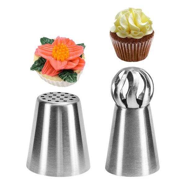 2pc/set sphere cake cream nozzle cake decorator stainless steel icing piping russian nozzle cream mouth dessert decorator
2pc/set sphere cake cream nozzle cake decorator stainless steel icing piping russian nozzle cream mouth dessert decorator