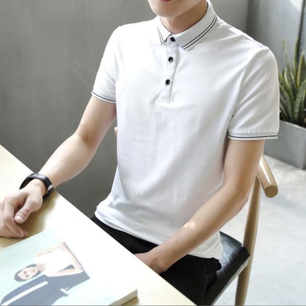 2019 new casual men's fashion shirt mens short sleeve shirts men's brand clothing male striped boys stand collar clothing, White;black
2019 new casual men's fashion shirt mens short sleeve shirts men's brand clothing male striped boys stand collar clothing, White;black