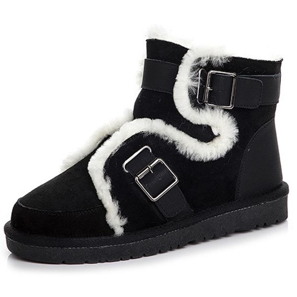 ribetrini new ladies winter warm ankle snow shoes woman ankle fur boots casual low heel boots women, Black
ribetrini new ladies winter warm ankle snow shoes woman ankle fur boots casual low heel boots women, Black