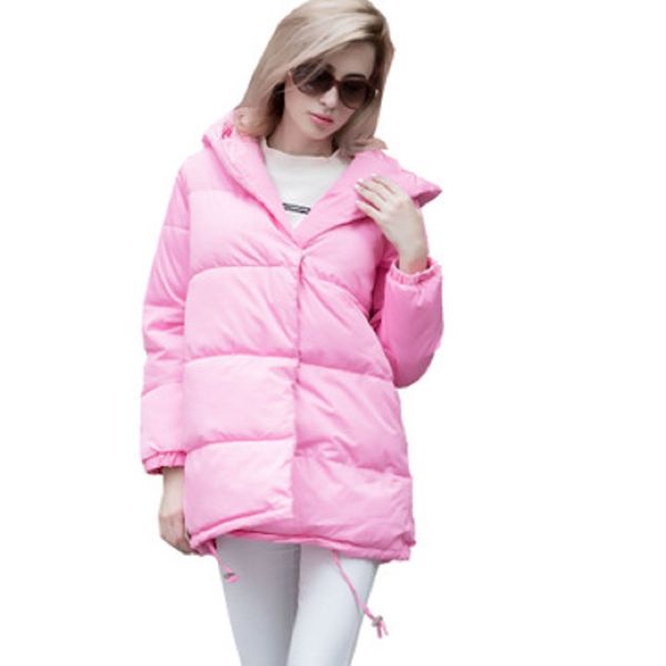 liva girl 2019 women winter hooded warm coat plus size candy color cotton padded jacket female long parka womens, Black
liva girl 2019 women winter hooded warm coat plus size candy color cotton padded jacket female long parka womens, Black