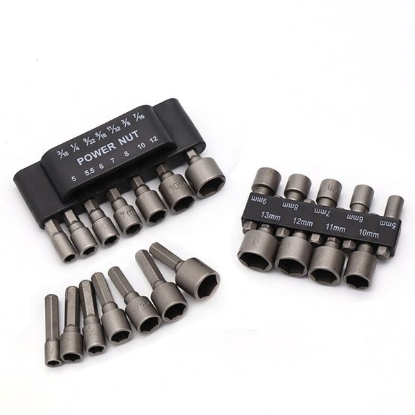 9pcs 14pcs 5-13mm wrench socket adapter set 1/4 inch hex shank screw nut driver hand tools metric power tool drill bit adaptor
9pcs 14pcs 5-13mm wrench socket adapter set 1/4 inch hex shank screw nut driver hand tools metric power tool drill bit adaptor