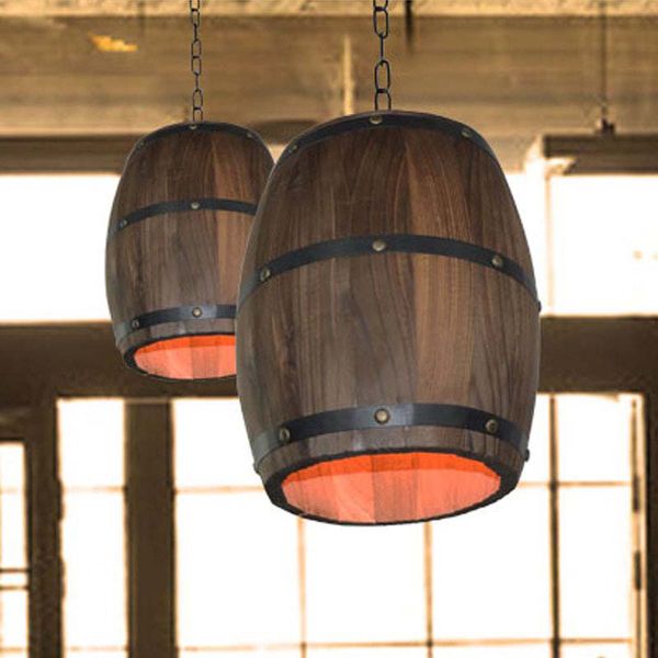 1pcs retro hanging fixture pendant lighting wood wine barrel suitable for bar cafe lights ceiling restaurant barrel lamp
1pcs retro hanging fixture pendant lighting wood wine barrel suitable for bar cafe lights ceiling restaurant barrel lamp