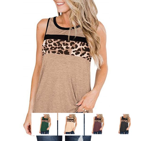 fashion womens summer vest round neck sleeveless leopard patchwork vest t-shirt casual sleeveless shirt blouse shirt e22607, White
fashion womens summer vest round neck sleeveless leopard patchwork vest t-shirt casual sleeveless shirt blouse shirt e22607, White