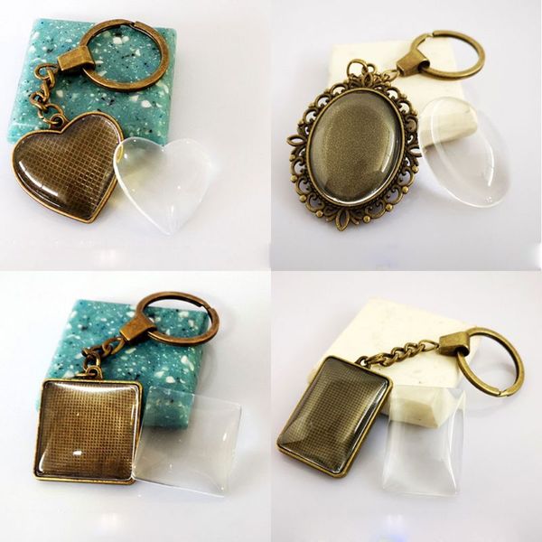 5set handmade double-side p pendant trays and clear dome glass cabochon for keychain art crafting jewelry making, Blue;slivery
5set handmade double-side p pendant trays and clear dome glass cabochon for keychain art crafting jewelry making, Blue;slivery