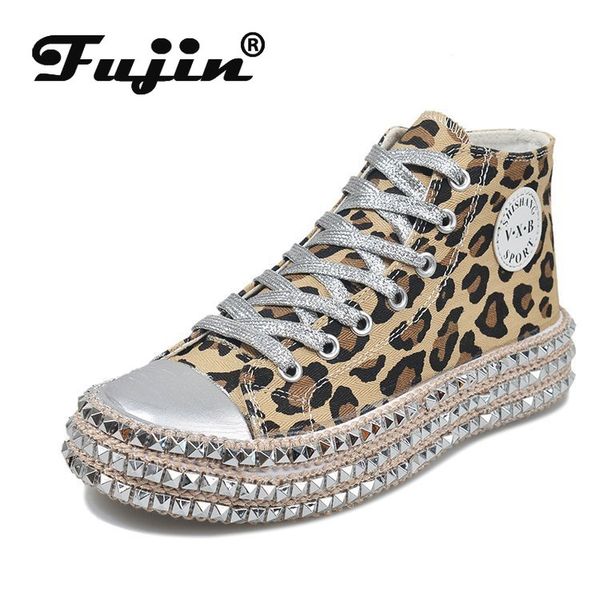 fujin leopard sequined canvas shoes women spring autumn high willow nail thick bottom casual women shoes sneakers, Black
fujin leopard sequined canvas shoes women spring autumn high willow nail thick bottom casual women shoes sneakers, Black