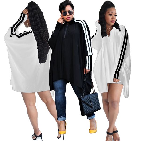 22ly5092 women's t-shirt tape width loose casual dress shirt to wear two bat shirt outwear fashion comfortable autumn long, White
22ly5092 women's t-shirt tape width loose casual dress shirt to wear two bat shirt outwear fashion comfortable autumn long, White