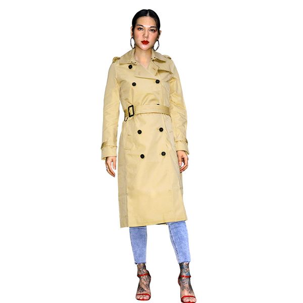 khaki trench coat feminino 2019 plus size female double breasted belted cotton long trench coat for women designer windbreaker, Tan;black
khaki trench coat feminino 2019 plus size female double breasted belted cotton long trench coat for women designer windbreaker, Tan;black
