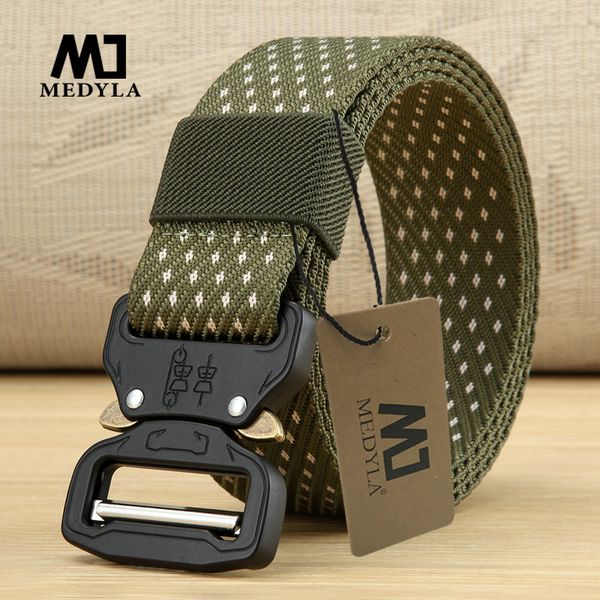 medyla new nylon belt men army tactical belt molle swat combat belts knock off emergency survival waist tactical gear, Black;brown
medyla new nylon belt men army tactical belt molle swat combat belts knock off emergency survival waist tactical gear, Black;brown