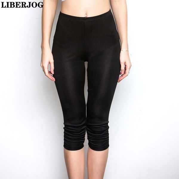 liberjog women silk leggings seven part pants stretch knitted ventilation fitness workout out sports running short pants summer, Black
liberjog women silk leggings seven part pants stretch knitted ventilation fitness workout out sports running short pants summer, Black