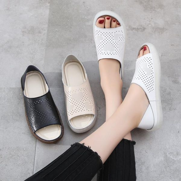 genuine leather women leisure sandals snake print slide summer wide flat sandals slipper hollow out embroidered breathable sandals, Black
genuine leather women leisure sandals snake print slide summer wide flat sandals slipper hollow out embroidered breathable sandals, Black